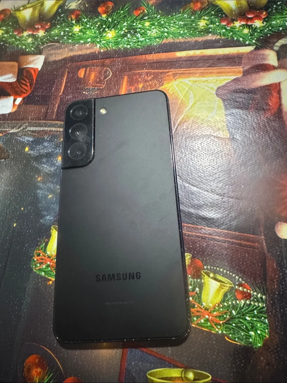 Samsung Black Smartphone with Large Display
